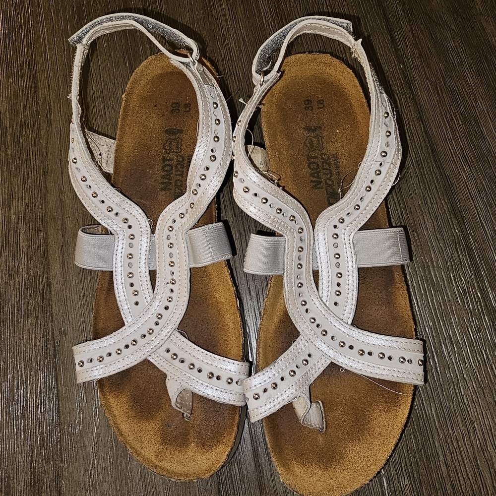 Naot sz. 8/38 white sandals